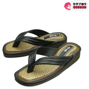 アトム メンズカリプソ ブラック 定番 つっかけ 耐久性