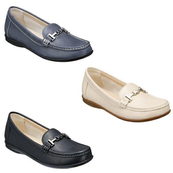 R. アールドット REGAL リーガル レディース 婦人靴 S04C ビット付きフラットシューズ