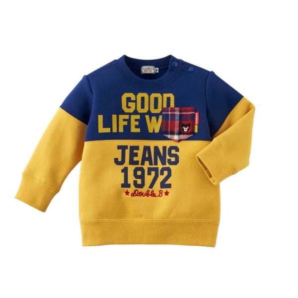 Sale ダブルB mikihouse GOOD LIFE WITH JEANS 1972 裏起毛ス...