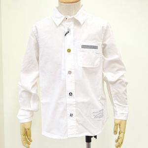 [再入荷]アーチ&ライン ARCH&LINE キャンディーシャツ ホワイト125~145cm｜kasaman