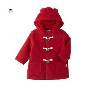 ホットビスケッツ くま耳ダッフルコート 80c...の詳細画像2