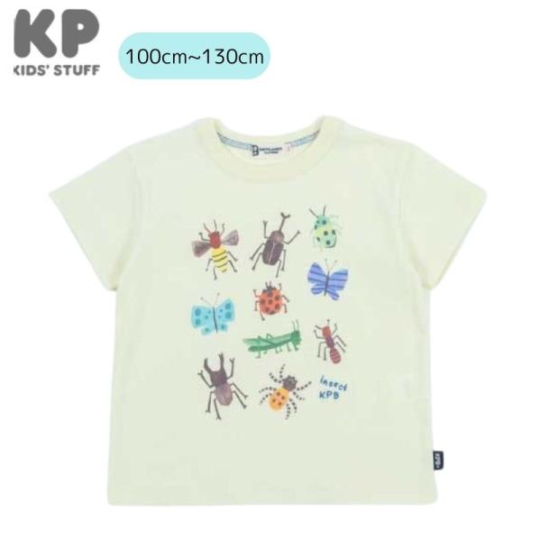 KPBOY ケーピーボーイカラフル昆虫モチーフの半袖Tシャツ 100〜130cm レモン 33221...