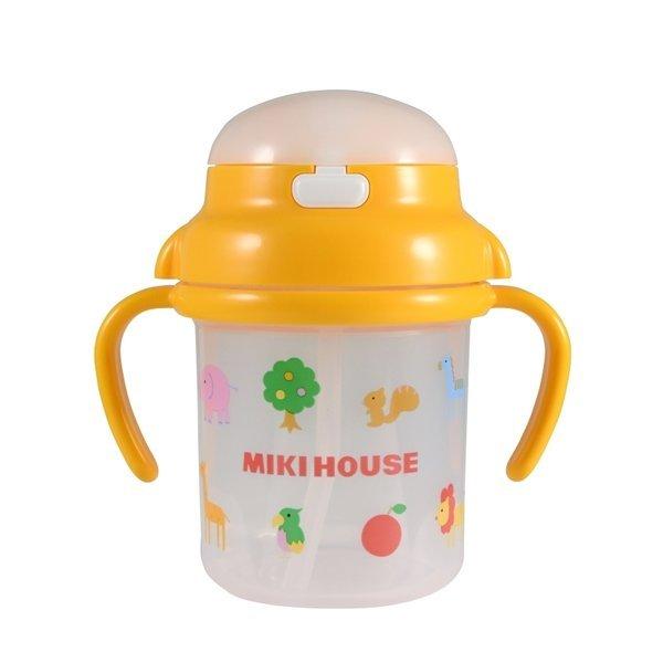 ミキハウスベビー ストローマグ 黄 46-7097-959
