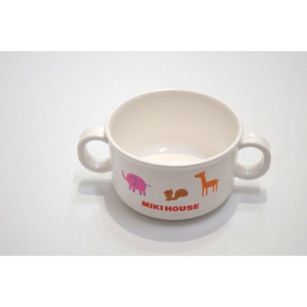 ミキハウスベビー スープカップ（取っ手付きスープ皿） 46-7066-351