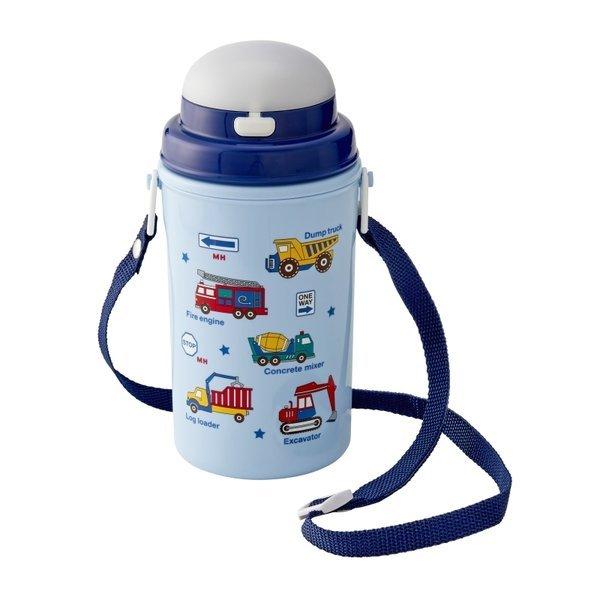 ミキハウス mikihouse 保冷ストローホッパー 450ml はたらくくるま 15-4132-5...