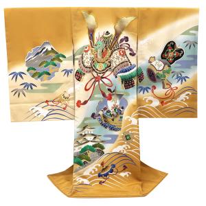 吉祥紋様・京友禅・黒 男児 初着 祝着 のしめ 産着 男の子のお宮参り 