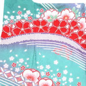 滝泰 絞り 振袖 おぼろ染 仕立て付き 黄緑 ...の詳細画像3