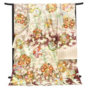 振袖 正絹 新品 仮絵羽 生地 単品 未仕立て品 成人式 結婚式などに