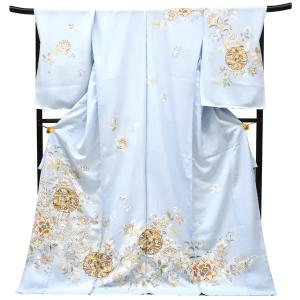 振袖 レース セット 】白 成人式 フルセット 上品 おしゃれ 無地 花 金