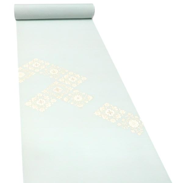 15%クーポンあり 絽夏付下訪問着 水色 一富司 京友禅染め 仕立て付き 新品 販売 購入 着物 正...