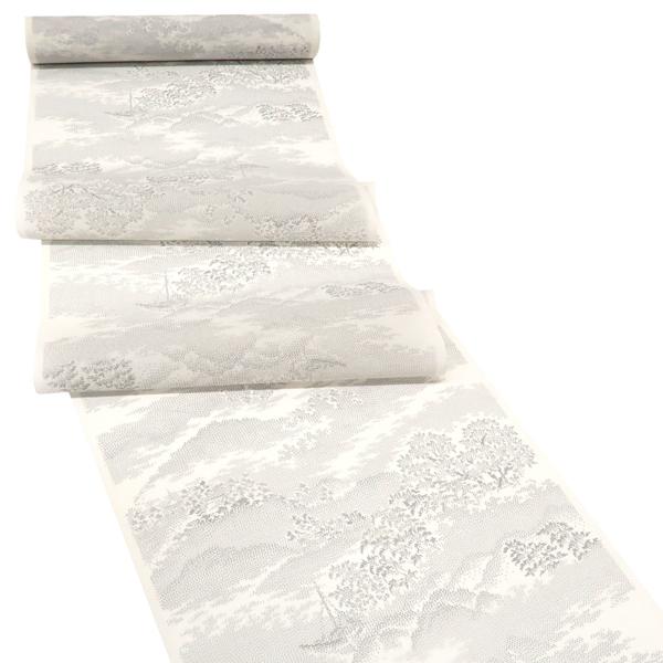 15%OFFセール 白新染織 越後夏大島物語 着物 仕立て付き 紗紬 白川貞夫 正絹 着物 夏紬 新...