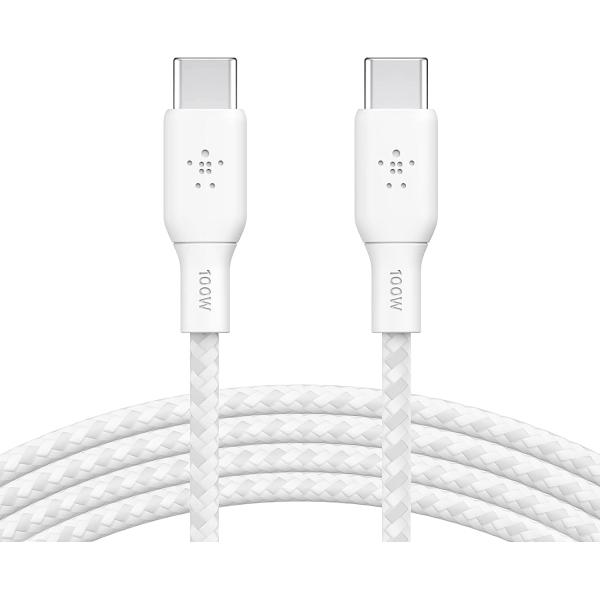 Belkin CAB014BT3MWH BOOST↑CHARGE USB-C to USB-Cケーブ...