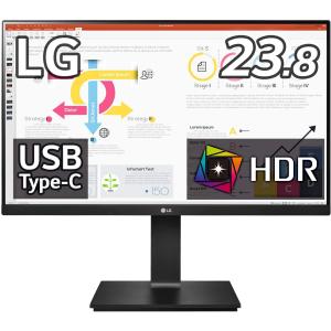 LG Electronics エルジー 23.8型 WQHD(2560×1440) IPS 液晶ディスプレイ ブラック 24QP750-B