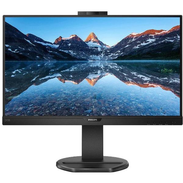 PHILIPS フィリップス 23.8型ワイド液晶ディスプレイ ブラック （フルHD/USB Typ...