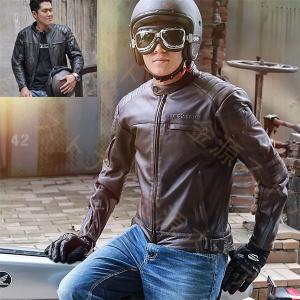 バイクジャケット レザージャケット 本革 革ジャン メンズ アウター