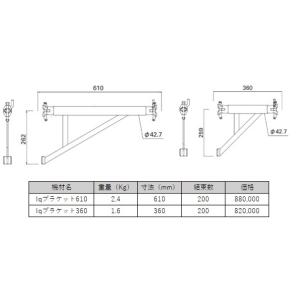 次世代足場 Iqブラケット610(200本セッ...の詳細画像1