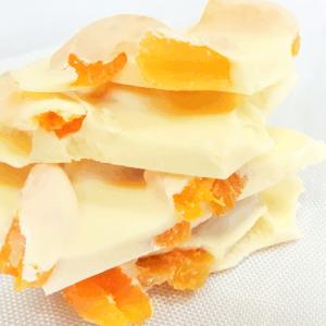 菓子工房華もも　送料無料　割れチョコアプリコットオレンジ180g×2袋セット　2025　オランジェット　お中元　ギフト　菓子