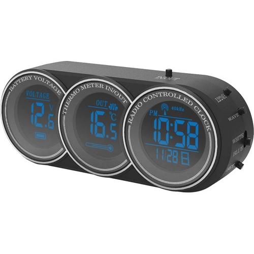 クロック・サーモ・ボルトメーター(AK208)