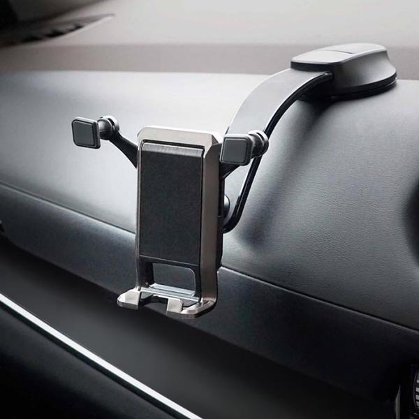 自重式スマホホルダー ローアングル吸盤取り付け(AT106)