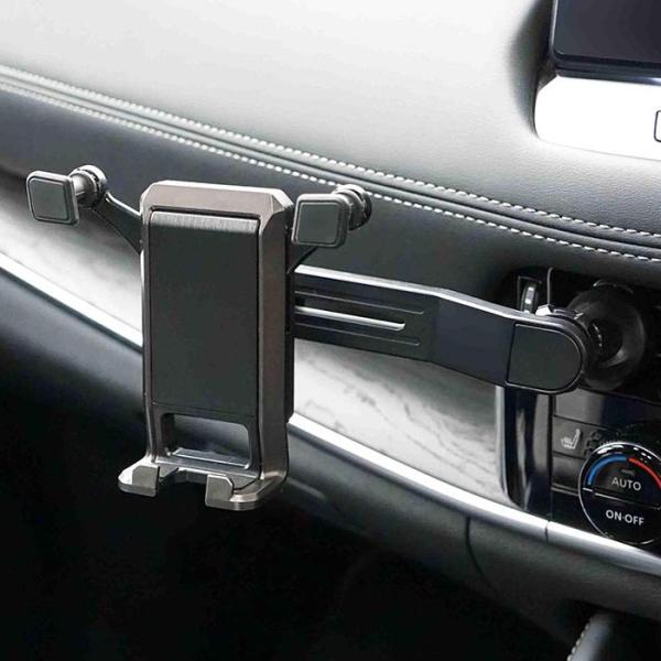 自重式スマホホルダー ロングアームエアコン取り付け(AT107)