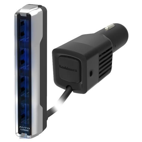 合計最大7.2A出力 リバーシブルUSB×4ポート セパレートスリムDC充電器(DC024)