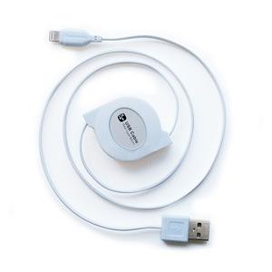 USB充電＆同期ケーブル リール式 80cm【Lightning】(KL-31)