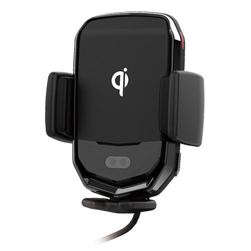 ワイヤレス充電器自動開閉ホルダー キャパシタ付 エアコン取付(KW17)