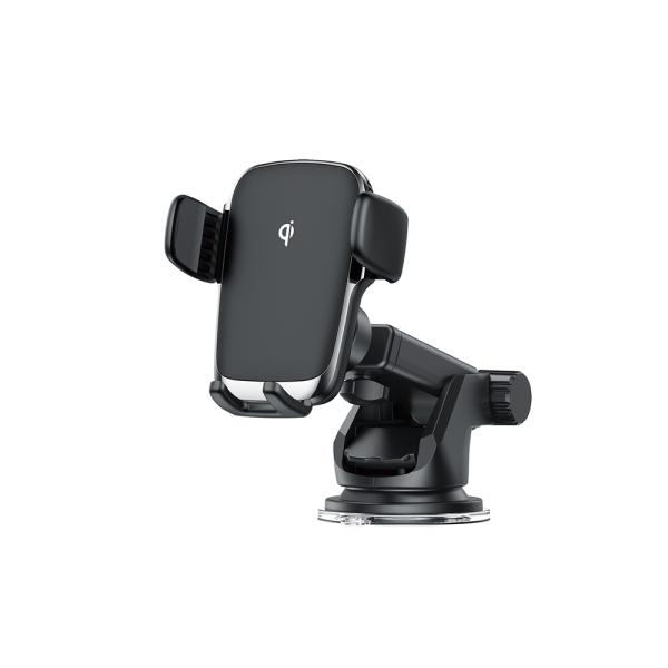 ワイヤレス充電位置を自動で検知できる電動式ホルダー　吸盤式(KW25)