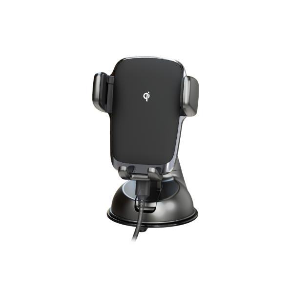 ワイヤレス充電位置を自動で検知できる電動式ホルダー　卓上タイプ(KW33)