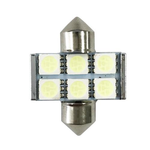 6灯LEDルーム球 ワイド T10×31（NB011）