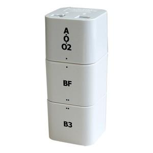 海外用ブロック型変換プラグカムイ【ホワイト】(NTI142)