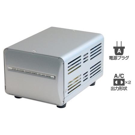 カシムラ大容量変圧器550W(100V⇔220V〜240V)送料無料(NTI27)