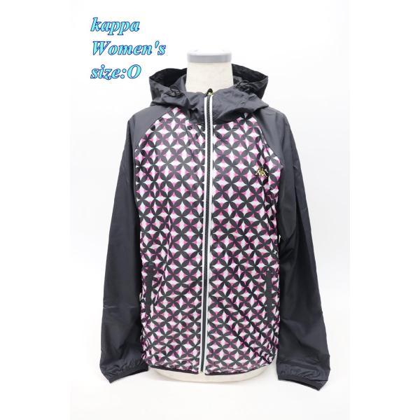 kappa カッパ レディース ウインドブレーカー Oサイズ ブラック KR362WT85 スポーツ...