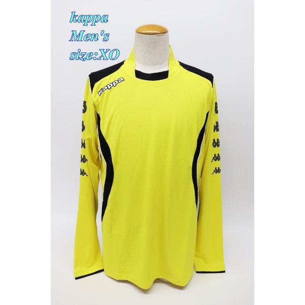 kappa カッパ メンズフットボール プラクティス長袖シャツ XOサイズ イエロー KF252TL...