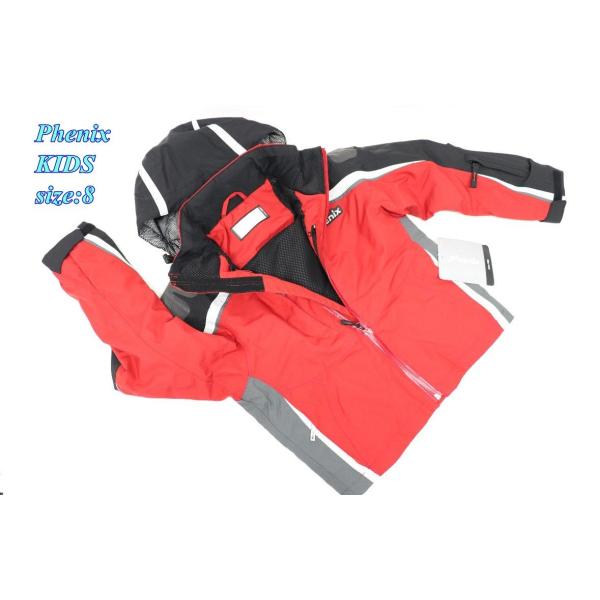 Phenix フェニックス ジュニア スキージャケット サイズ8 レッド EJD5010 スポーツ ...