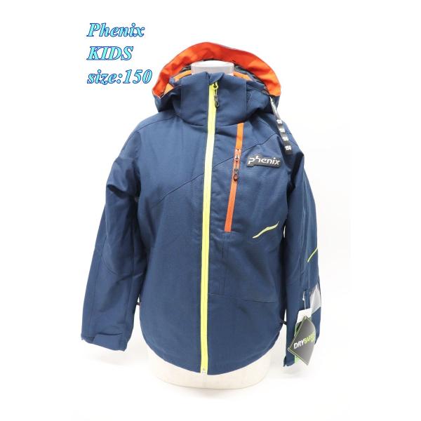 Phenix フェニックス ジュニア スキージャケット サイズ150 ネイビー PS6G22P81 ...
