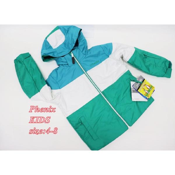 Phenix フェニックス ジュニア スキージャケット SUKUSUKU 105-125cm ターコ...