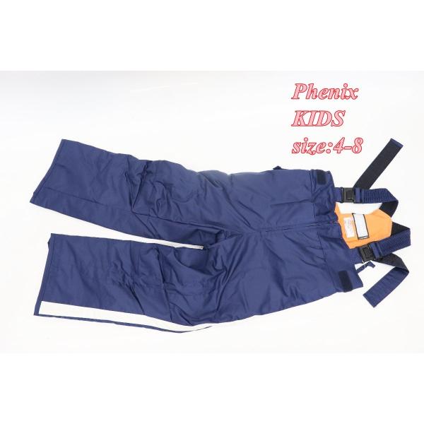 ややワケあり Phenix フェニックス ジュニア スキーサロペット 105-125cm ネイビー ...