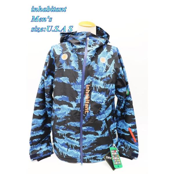 inhabitant インハビタント メンズ スノーボードジャケット GALA JACKET ブルー...