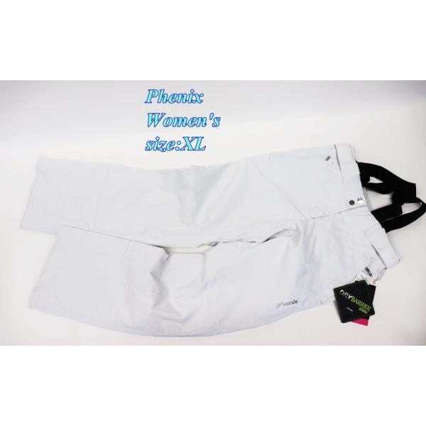 ちょっとワケあり フェニックス レディース スキーパンツ サロペット XL ホワイト PS5820B...