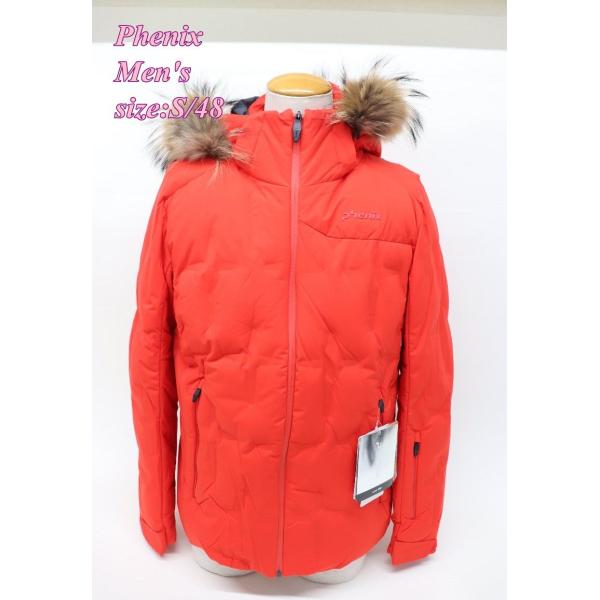 Phenix フェニックス メンズ スキーダウンジャケット S/48 レッド ES772OT22R ...