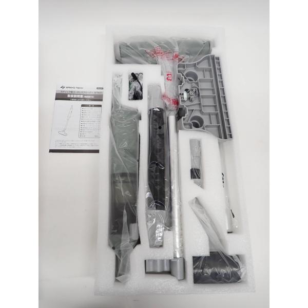 未使用品 三洋テック スティック型コードレスクリーナー WTA01(G) グレーグリーン 掃除機 S...