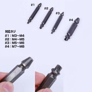 なめたネジ つぶれたネジ 外し ビット 工具 ...の詳細画像5