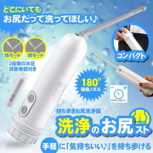 洗浄のトイレスト 便所 お手洗い 持ち歩き ポータブル 電池式 おしり洗浄器 トイレシャワー 強度調節 180度 SENTOILEDT