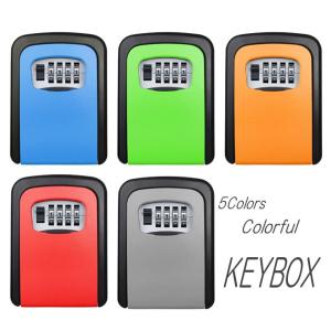 セキュリティ キー ボックス 4ダイヤル式 固定型 大容量 シェア キー暗証番号型ボックス 事務所 工場 共有 合鍵 オフィス KAGIKAKKO