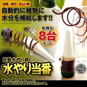 水やり当番 8個セット 観葉植物 自動水やり器 自動給水器 ...