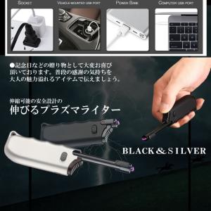 伸縮 爆安プライス 電子ライター シルバー プラスマ 花火 q キャンドル 安全 Sindenr Sv グッズ タバコ Usb充電式 喫煙 電子 煙草