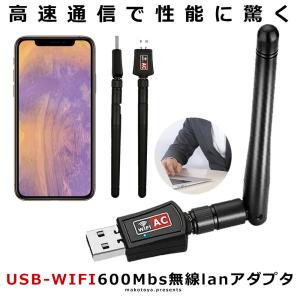 600Mbs 無線lan 子機 親機 USB WIFI アダプター 高速  2.4G ハイパワー アンテナ LANTENA｜kasimaw