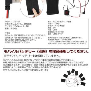 電熱シート 8連 3段階温度調節 USB給電 ...の詳細画像4