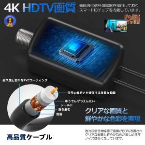 室内アンテナ 貼る テレビアンテナ 360度 ...の詳細画像3
